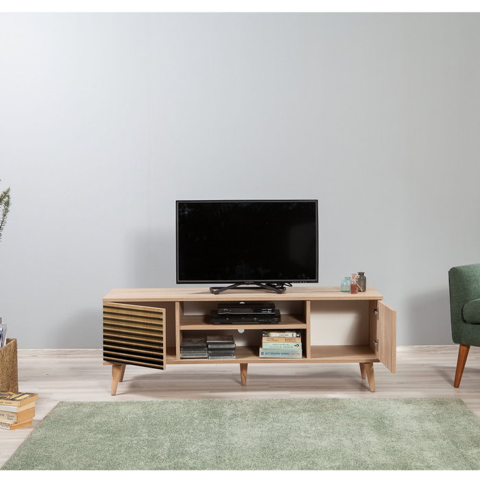 Hanah Home Truva-220 Soporte para TV Roble Sonoma Hanah Home Truva-220 Soporte para TV Roble Sonoma